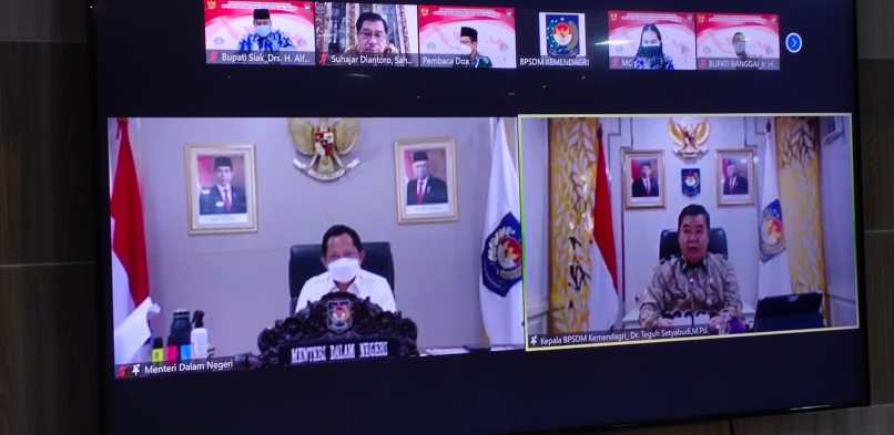 Bupati Siak Alfedri Ikuti Pembekalan Kepemimpinan Pemerintah Dalam Negeri