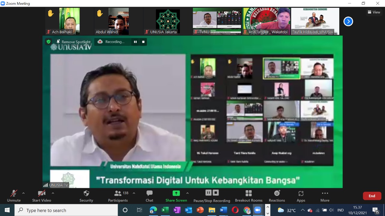 Akuntansi Unusia Siap Jadi Laboratoriun NU dalam Kebangkitan Ekonomi