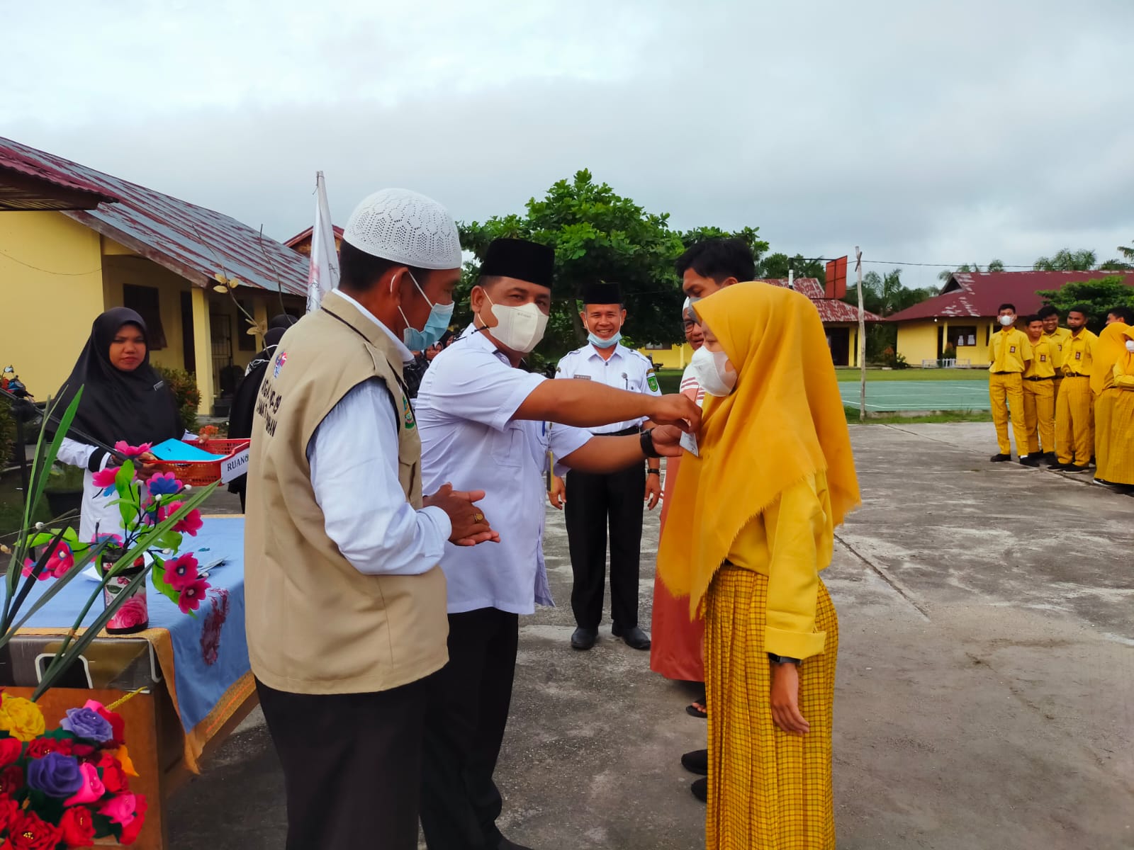 Seremonial Pembukaan Ujian Akhir Sekolah Tahun Pelajaran 2021/2022 SMAN 1 Kepenuhan 