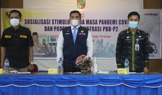 Menyentuh Masyarakat Langsung, Bapenda Sosialisasi Stimulus PBB-P2 ke Para Lurah dan BKMT Payung Sekaki