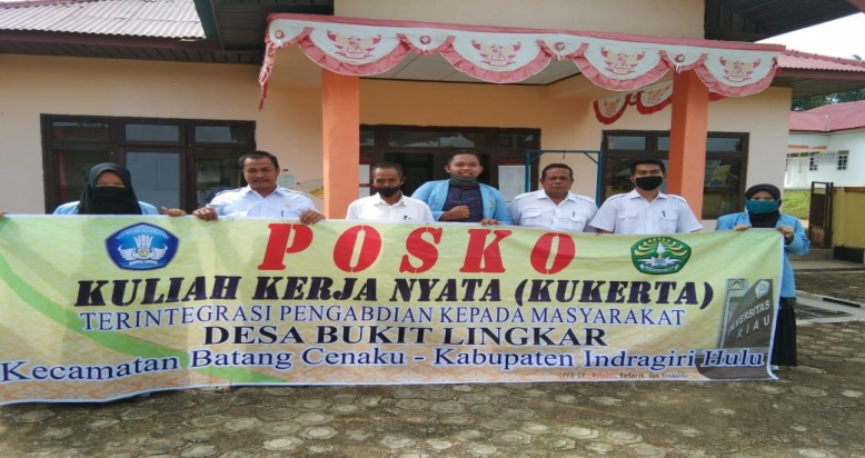 Kegiatan Kukerta Integrasi Mahasiswa dan Abdimas Tim Dosen Unri di Tengah Pandemik Covid -19