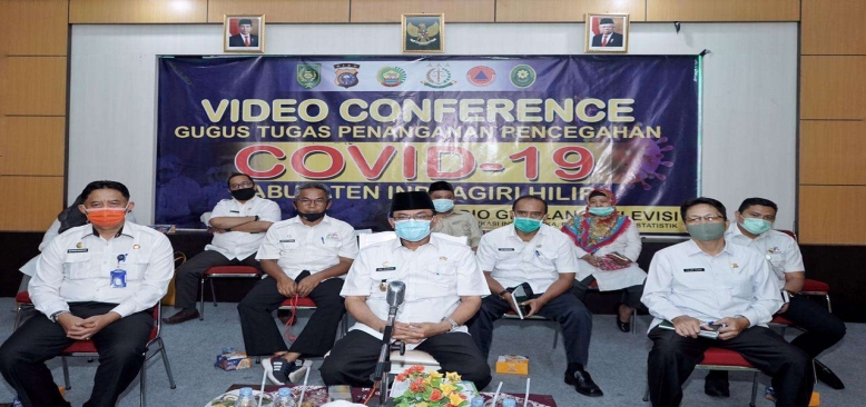 Bupati HM.Wardan Ikuti FGD World Coconut Day 2020 Secara Virtual