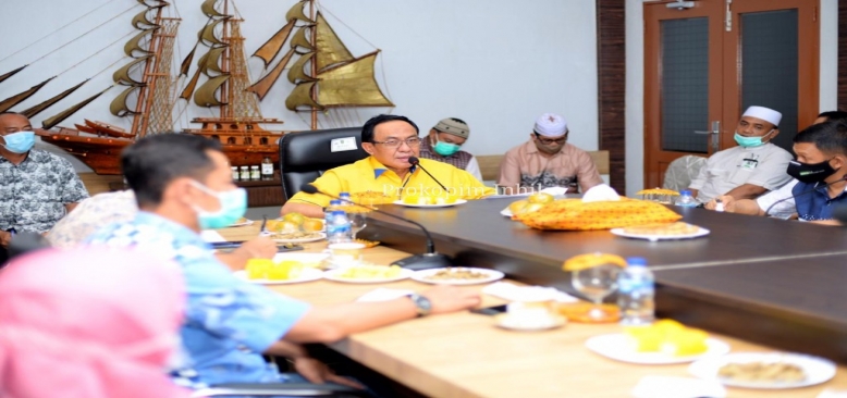 Positif Covid-19 di Inhil Meningkatkan, Bupati HM.Wardan Pimpin Rapat Penerapan PSBK