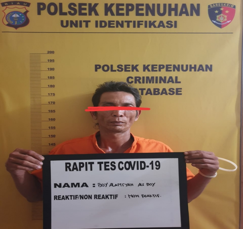 Polres Rohul Tangkap Pelaku   Penyalahgunaan Narkotika Jenis Shabu