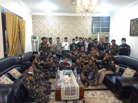 Dikunjungi Banser, Wakil Bupati Meranti Berharap Sinergitas Terus Dibangun