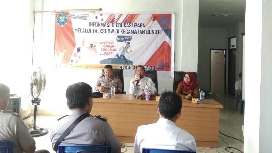 BNN Gelar Talk Show Program P4GN Kecamatan Bunut