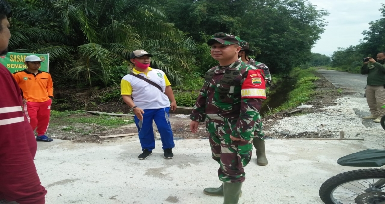 Letkol Inf Lazardo Gumay Ingatkan Satgas TMMD Bekerja Penuh Semangat Dan Jaga Kesehatan