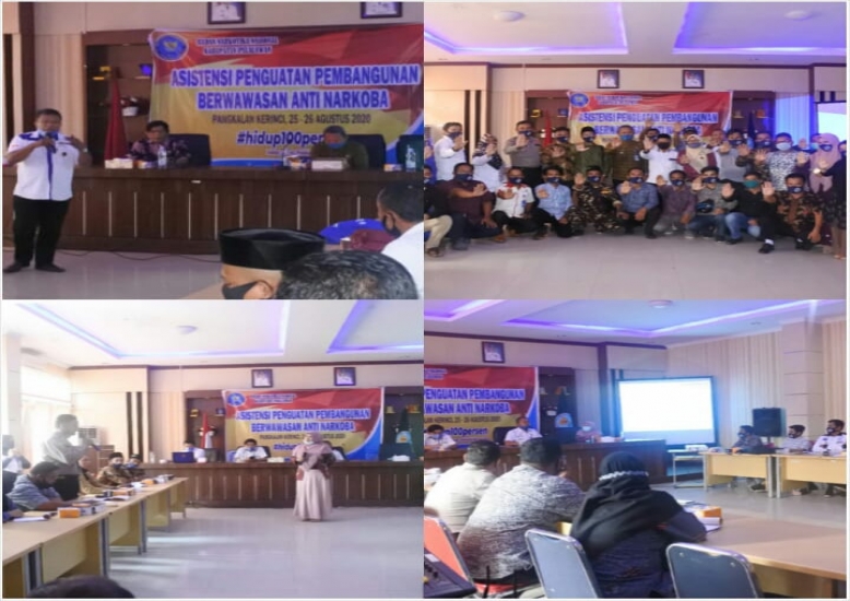 BNNK Pelalawan Taja Asistensi Penguatan Pembangunan Berwawasan Antinarkoba