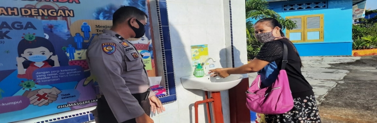 Polisi Meranti Pantau Pelaksanaan Ibadah di Gereja