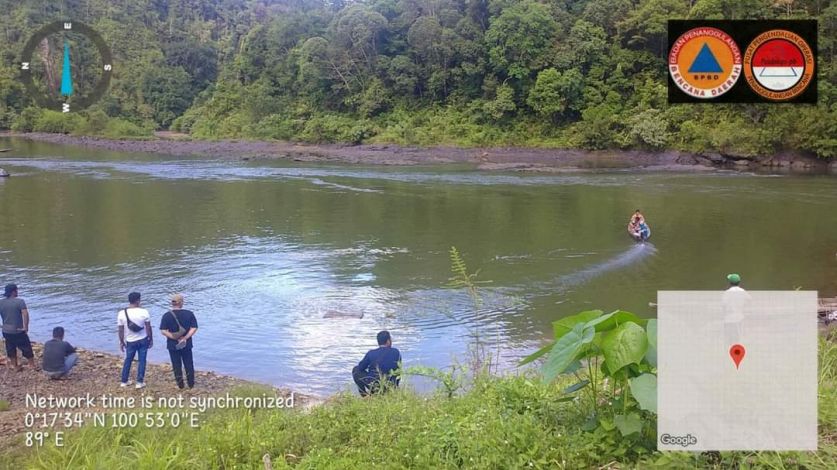 Tim Masih Melakukan Pencarian Korban Tenggelam di Danau Rantau Merangin