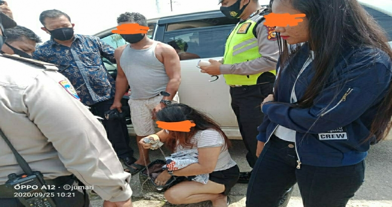 Terduga Pelaku Narkotika di Amankan di Polres Rohul