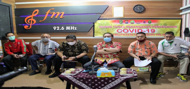 Melalui Vid-Con, Pemkab Inhil Ikuti Pembahasan Ranperda RTRW dengan Kemendagri