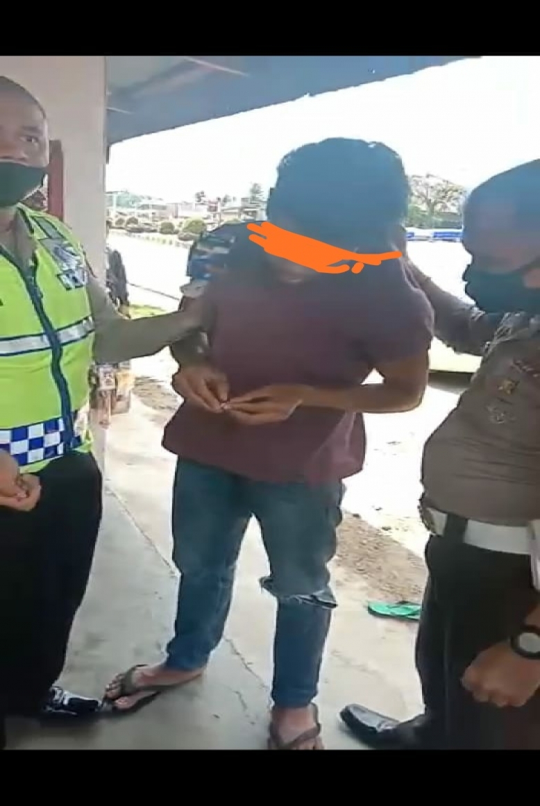 Saat Patroli, Polres Rohul Tangkap Tangan Diduga Pemilik Sabu 