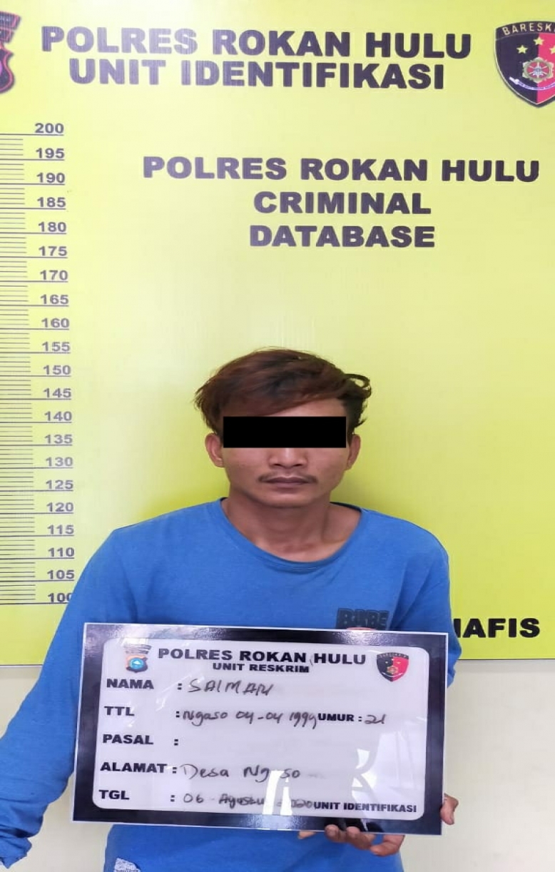 2 orang Pelaku Curanmor di Amankan Polres Rohul