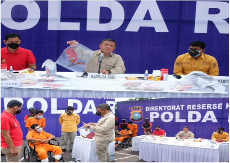 Berhasil Ungkap Pelaku Pembunuhan dan Curas, Kapolda Riau Rencana Kembangkan Aplikasi Dashboard