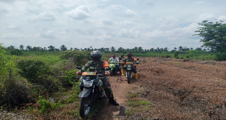Desa Tanjung Gadai Kecamatan Tebingtinggi Timur Sasaran Patroli Karlahut Memasuki Musim Kemarau