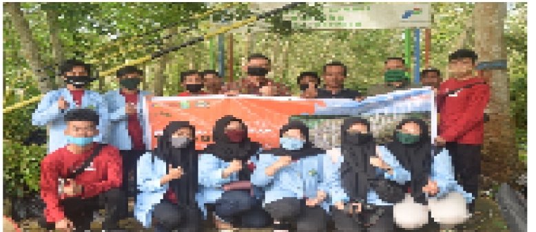 Tim Mahasiswa Kukerta UNRI Kerjasama CSR RU II Pertamina Berikan Bantuan 10000 Bibit Arboretum Gratis Kepada Masyarakat