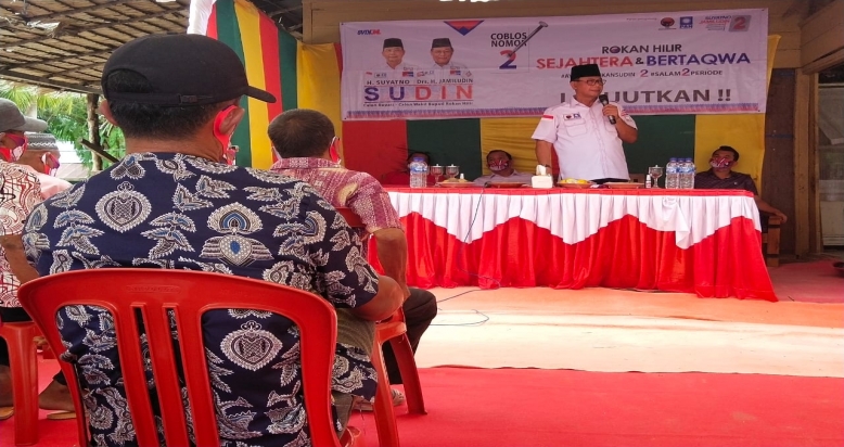 Cabup Suyatno Janji Bangun Jalan Lintas Kubu Dan Pelabuhan Kualo