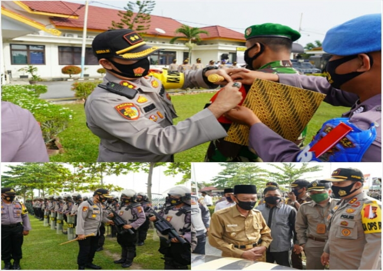 Polres Pelalawan Kerahkan 500 Lebih Personil Amankan Pilkada