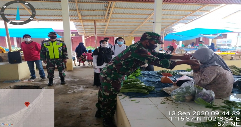 Patroli Pencegahan Karlahut Babinsa Koramil 10/Perawang
