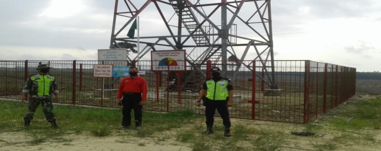 Area 4 Minas Dilaksanakan Patroli Pengamanan Objek Vital Nasional Babinsa 09/Minas