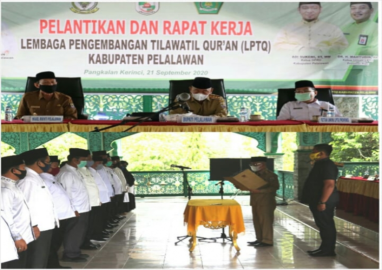 Sekda Tengku Mukhlis Ketum LPTQ Masa Bakti  2019-2024