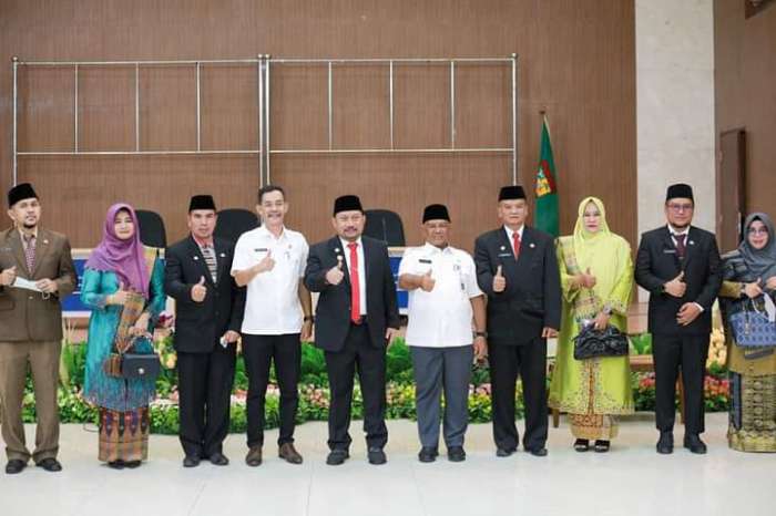 Bupati Catur Lantik Empat pejabat Eselon II Hasil Asesment