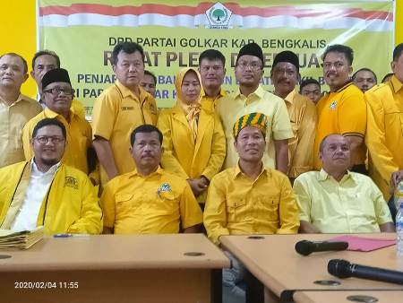 Golkar Bengkalis  Usung Indra Gunawan Satu Satunya Balon Bupati