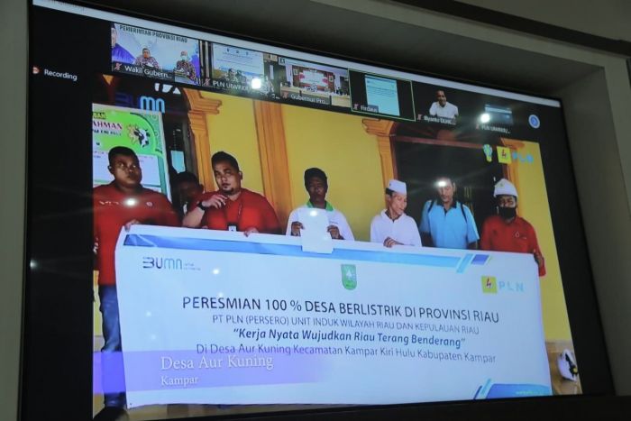 Inilah Rincian Desa dan Dusun di Riau Teraliri Listrik, Berikut Lokasinya