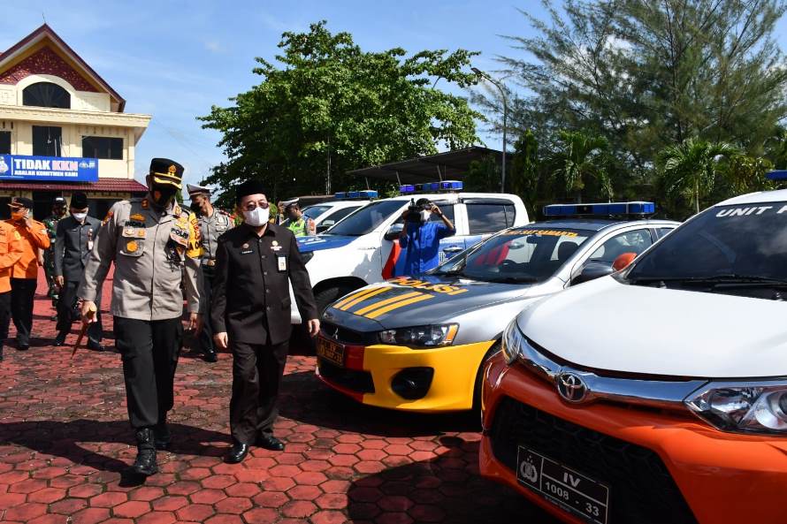 Bupati Bengkalis Pimpin Apel Gelar Pasukan Operasi Ketupat 2022 Dimulai 28 April