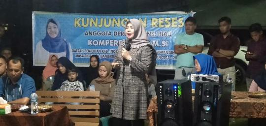 Anggota DPRD Riau dapil Inhu - Kuansing Komperensi:Masyarakat Minta Pembangunan Turap Diprioritaskan