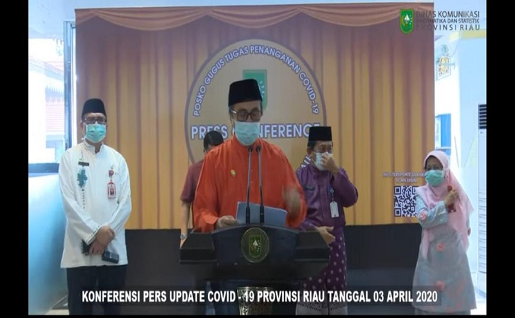 Gubri Mengusulkan PSBB Provinsi Riau ke Kemenkes