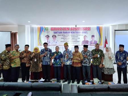 Sekda  Berharap Pelaksanaan Program BPNT Berjalan Lancar dan Bermanfaat Bagi KPM di Meranti
