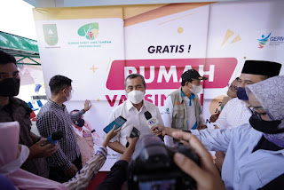 Rumah Vaksinasi 24 Jam di RSJ Tampan di Resmikan 