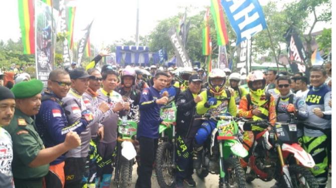Bupati Buka Kegiatan Sempena HUT ke-75 RI dan HUT ke-21 Rohul, 500 Lebih Biker Bakal Ramaikan JRR 8