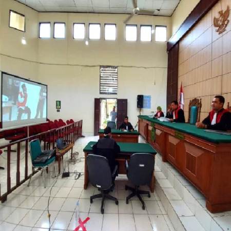 PN Pelalawan Terapkan Sidang Video Conference