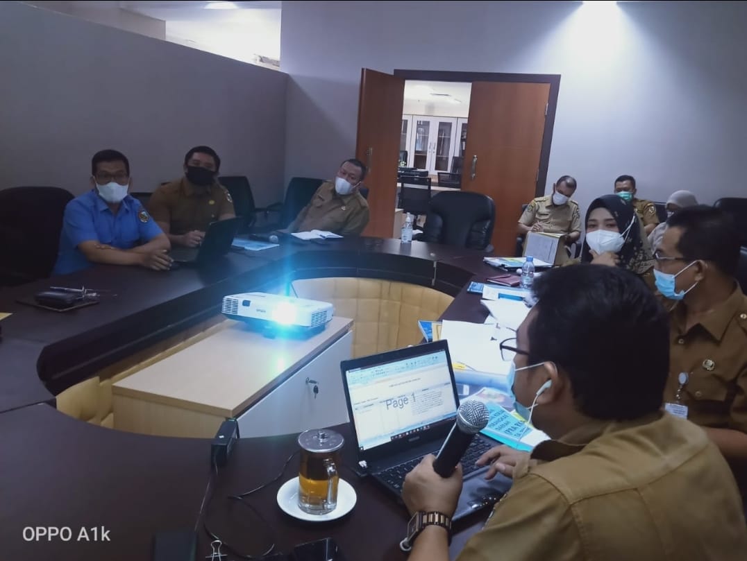 Dinas Pertanahan Bersama Bappeda Rapat Bahas Pra RKA 2022
